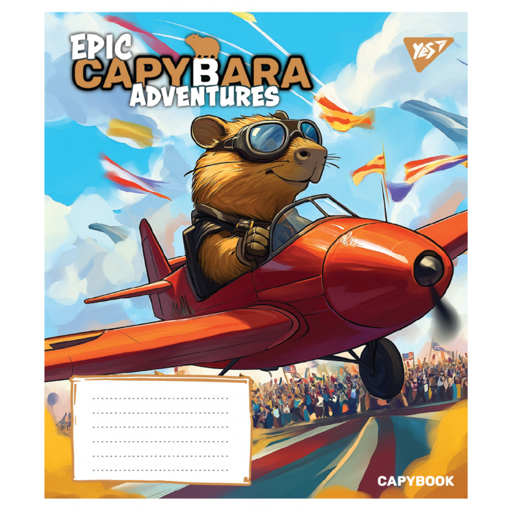 Зошит Yes Epic Capybara А5 24 аркушів лінія (767797) - зображення 6
