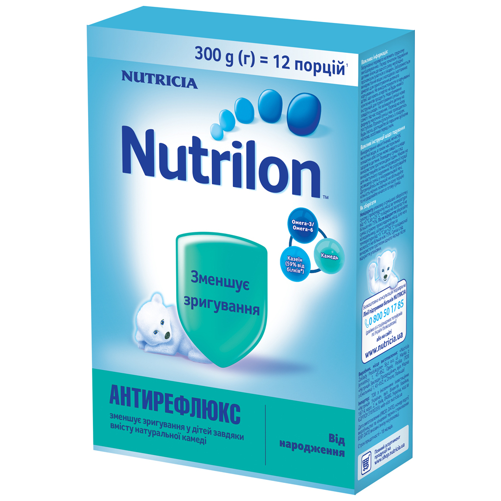 Дитяча суміш Nutrilon Антирефлюкс молочна 300 г (5900852051197) - изображение 1