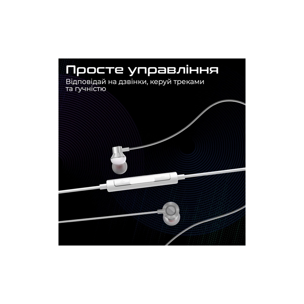 Навушники Promate Vibe-LT White (vibe-lt.white) - зображення 7