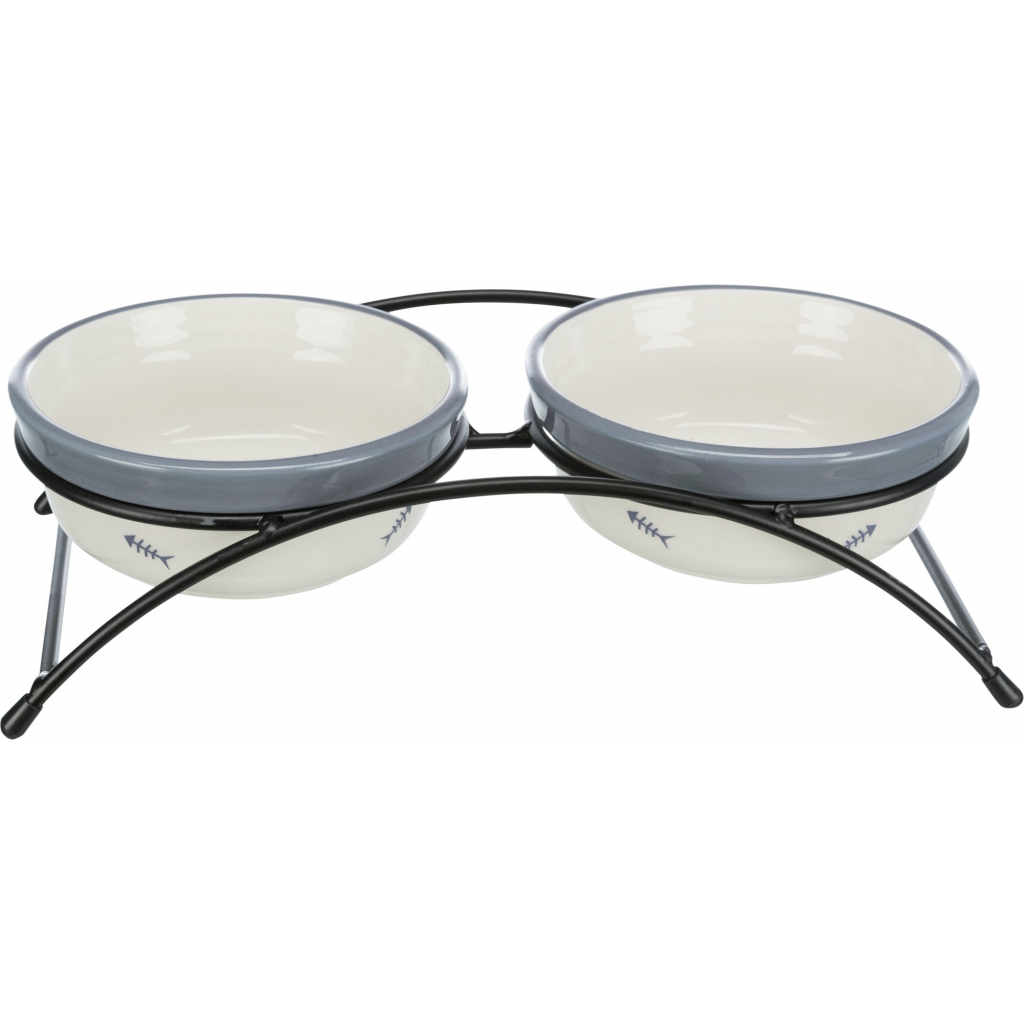 Посуд для котів Trixie Eat on Feet підставка з мисками 300 мл/12 см (4047974247907) - зображення 1