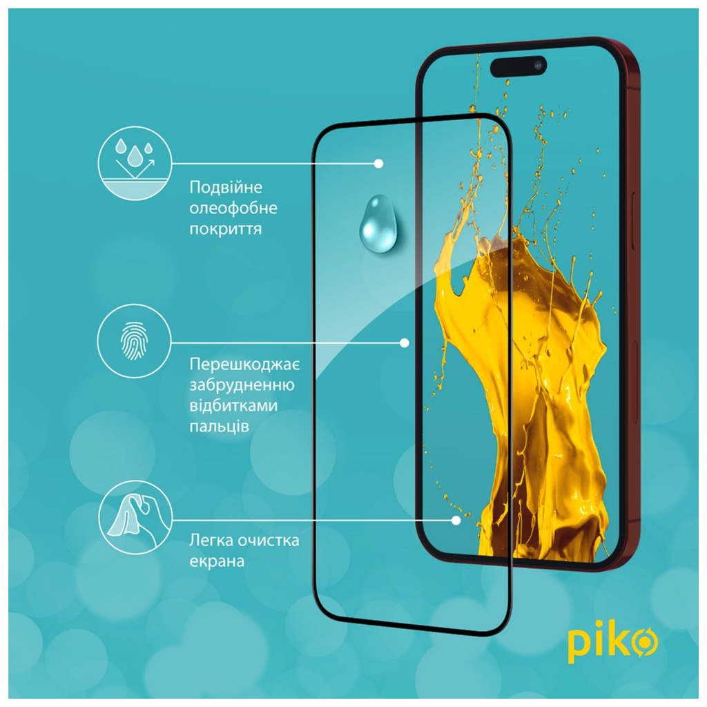 Скло захисне Piko Full Glue Apple iPhone 15 Pro (1283126575464) - зображення 5