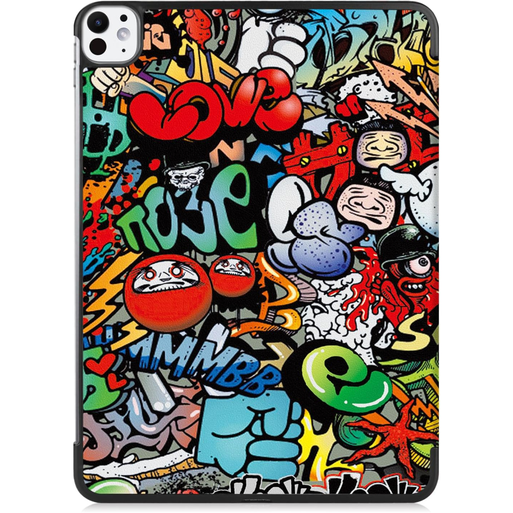 Чохол до планшета BeCover Smart Case Apple iPad Pro 11" M4 2024 Graffiti (711637) - зображення 3