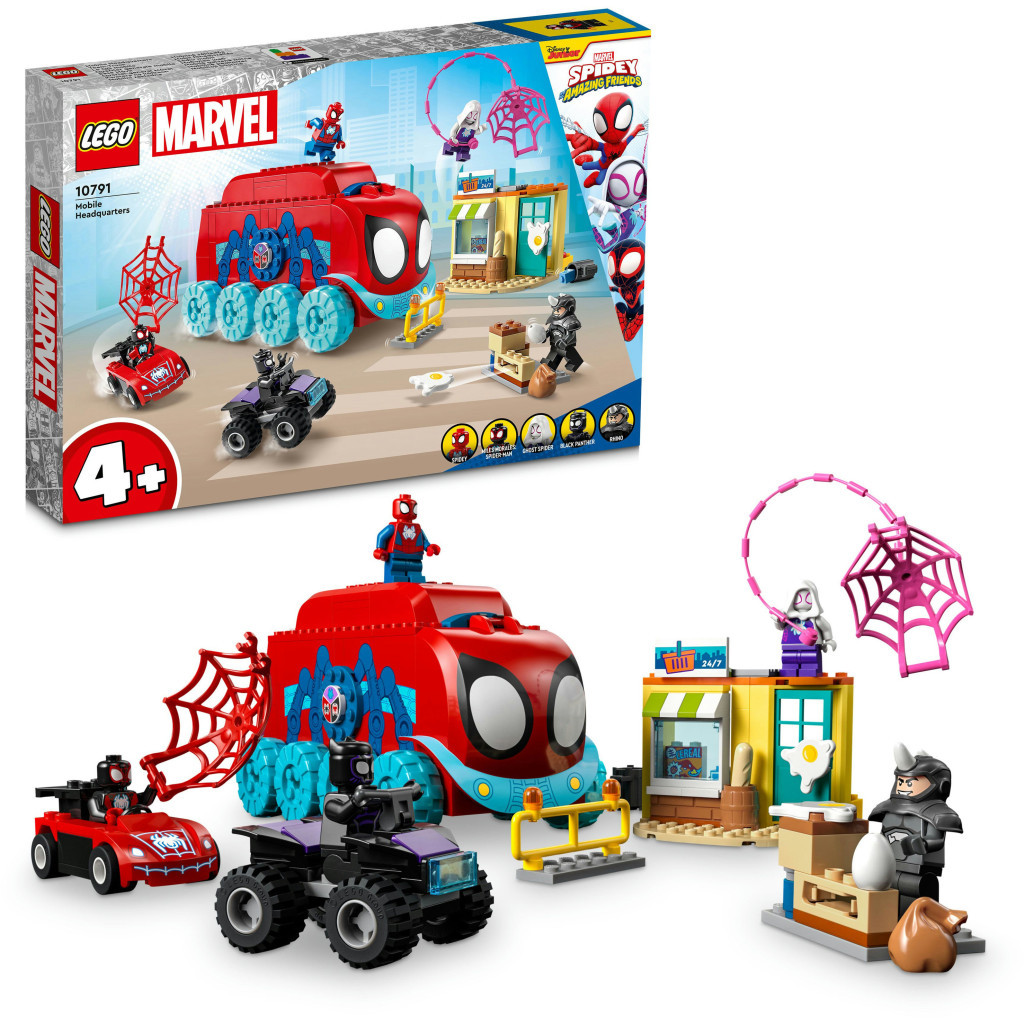 Конструктор LEGO Marvel Мобільна штаб-квартира команди Павука 187 деталей (10791) - зображення 9