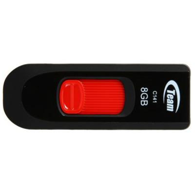 USB флеш накопичувач Team 8GB C141 Red USB 2.0 (TC1418GR01) - зображення 1