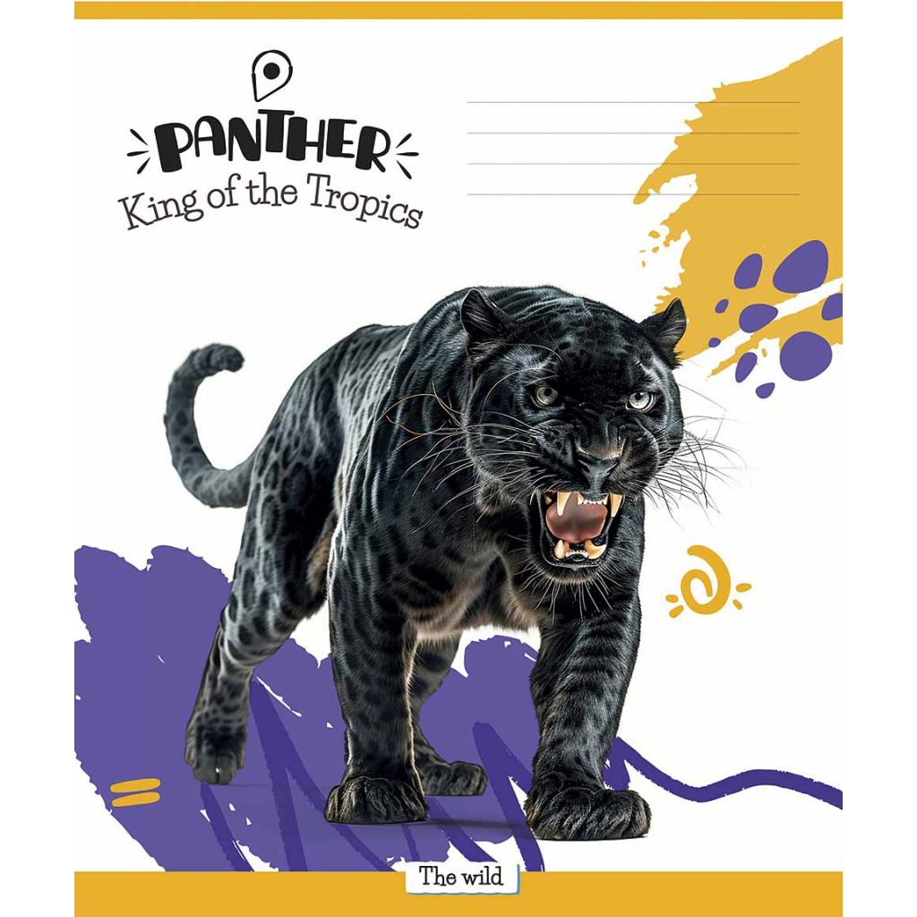 Зошит Школярик King of the Tropics 18 аркушів клітинка (018-3421K) - зображення 1