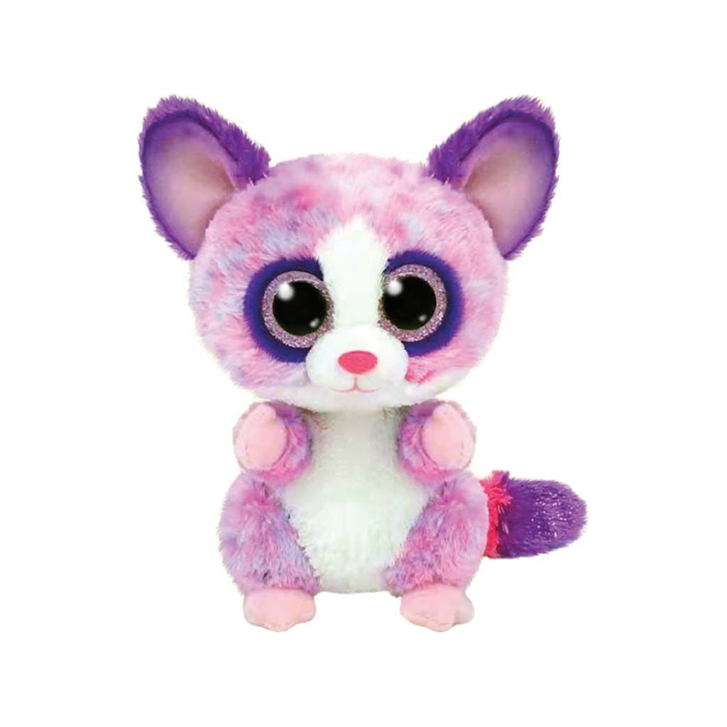 М'яка іграшка Ty Beanie Boo's Рожевий лемур BECCA 15 см (36395) - зображення 1