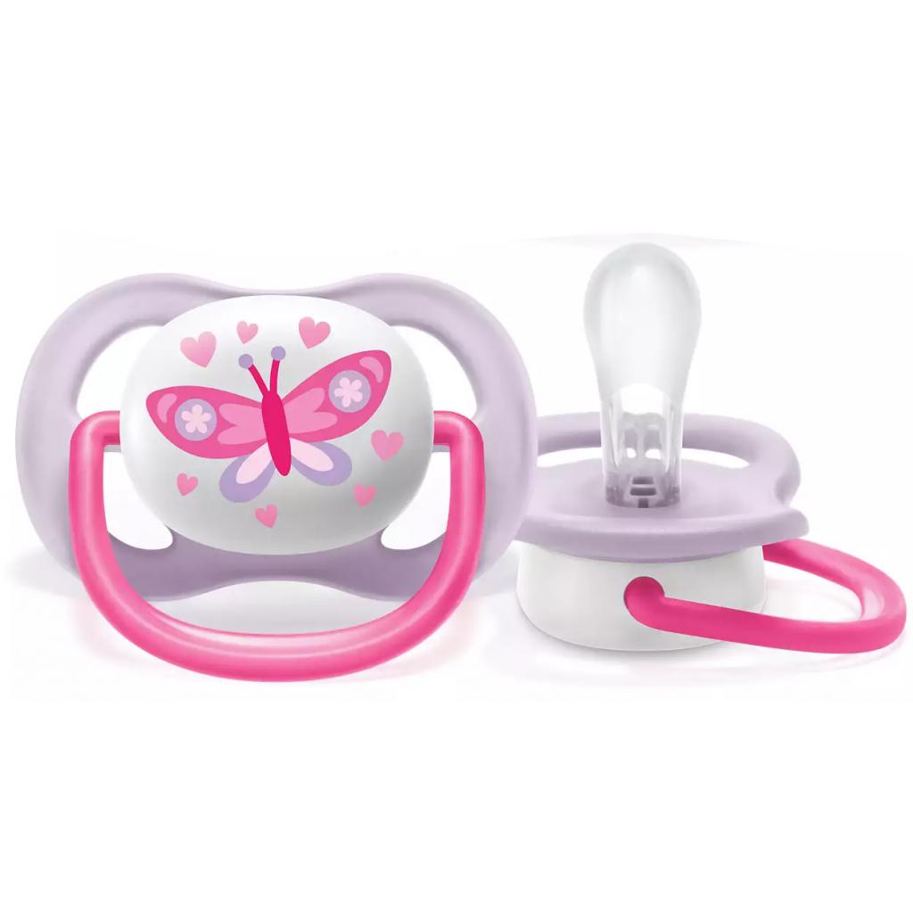 Пустушка Philips AVENT Ultra Air I love… для дівчат 0-6 міс (SCF080/02) - зображення 3