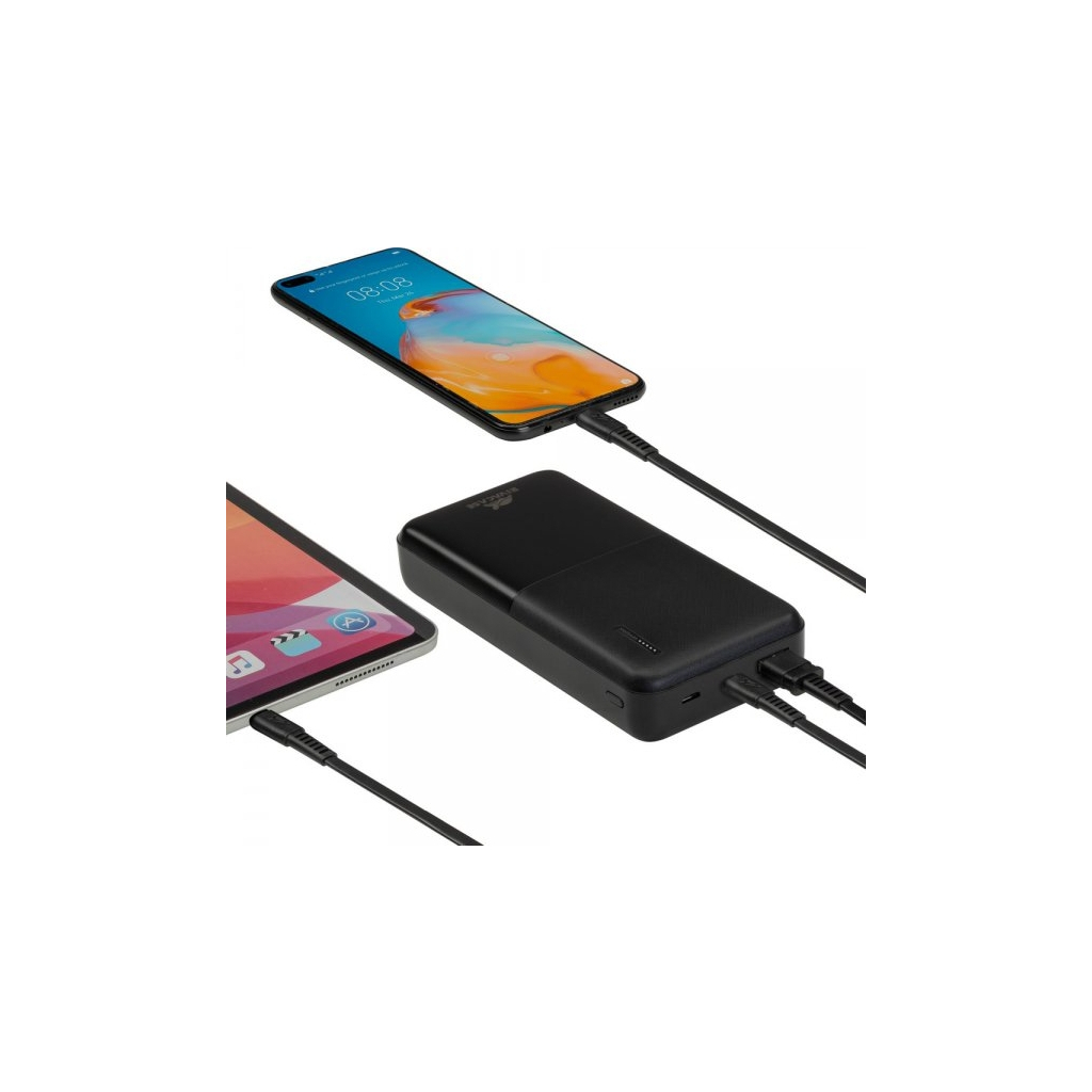 Батарея універсальна RivaCase 20000mA, PD/18W, QC/3.0/18W (RIVAPOWER VA2571 (Black)) - зображення 10