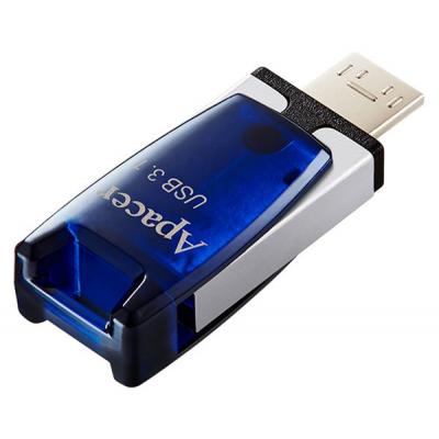 USB флеш накопичувач Apacer 32GB AH179 Blue USB 3.1 OTG (AP32GAH179U-1) - зображення 3