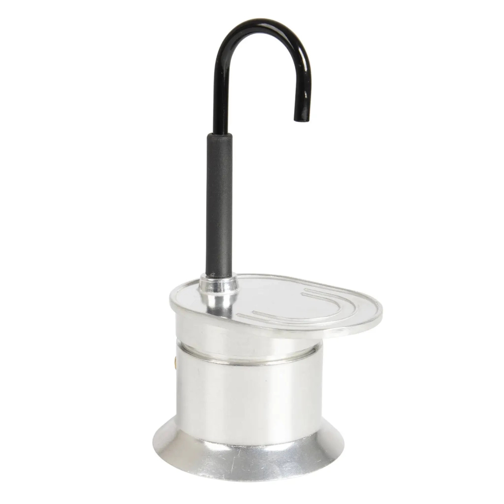 Кавоварка кемпінгова Bo-Camp Aluminium 1-cup Silver (2200535) - зображення 1