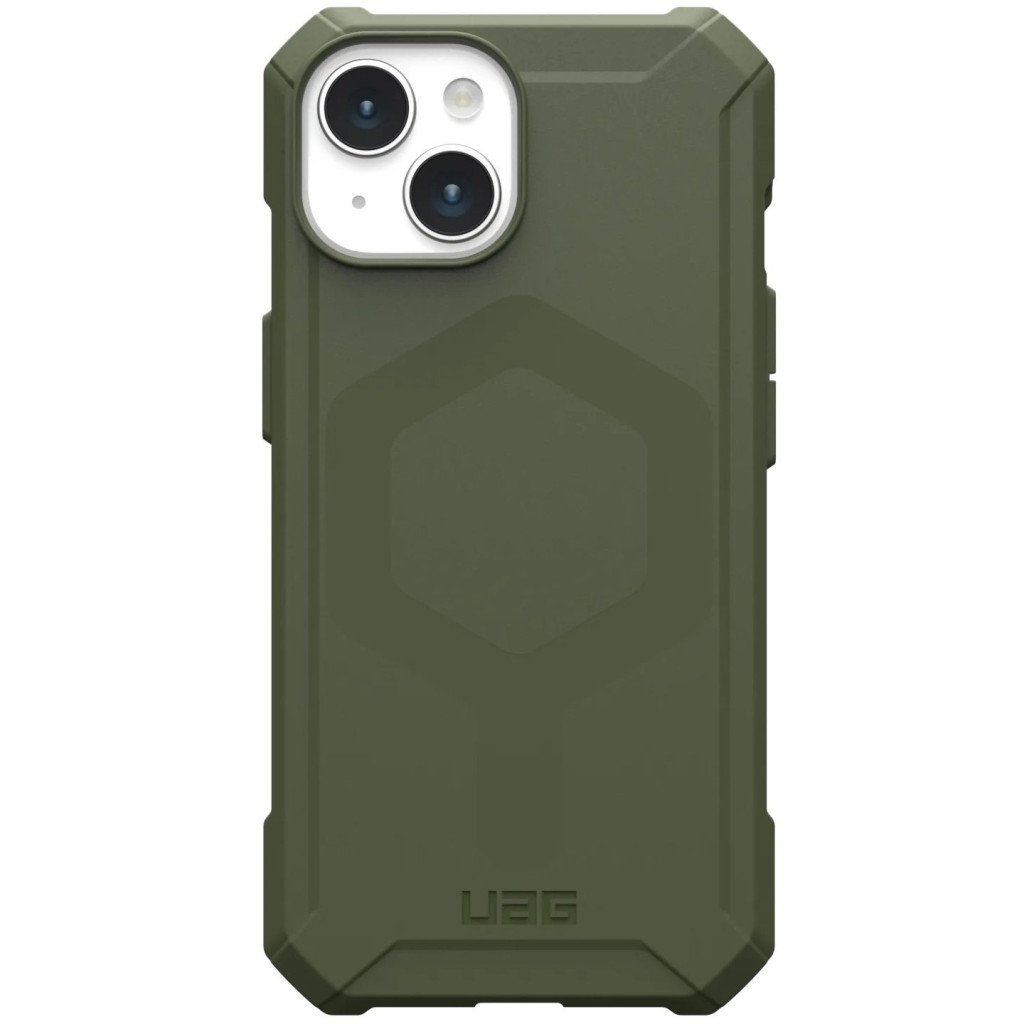 Чохол до мобільного телефона UAG Apple iPhone 15 Essential Armor Magsafe, Olive Drab (114288117272) - зображення 1