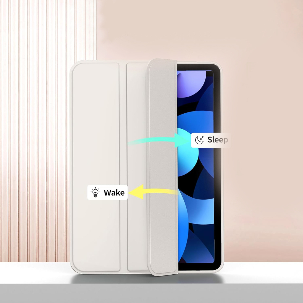 Чохол до планшета BeCover Tri Fold Soft TPU Silicone Apple iPad Pro 11" M4 2024 Beige (711745) - зображення 2