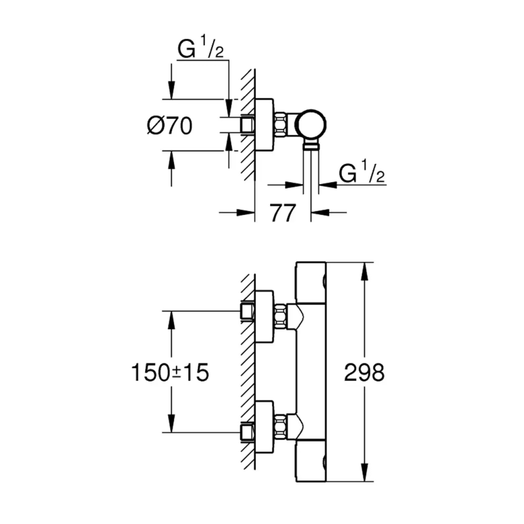 Змішувач Grohe QuickFix Precision Get (34773000) - зображення 2