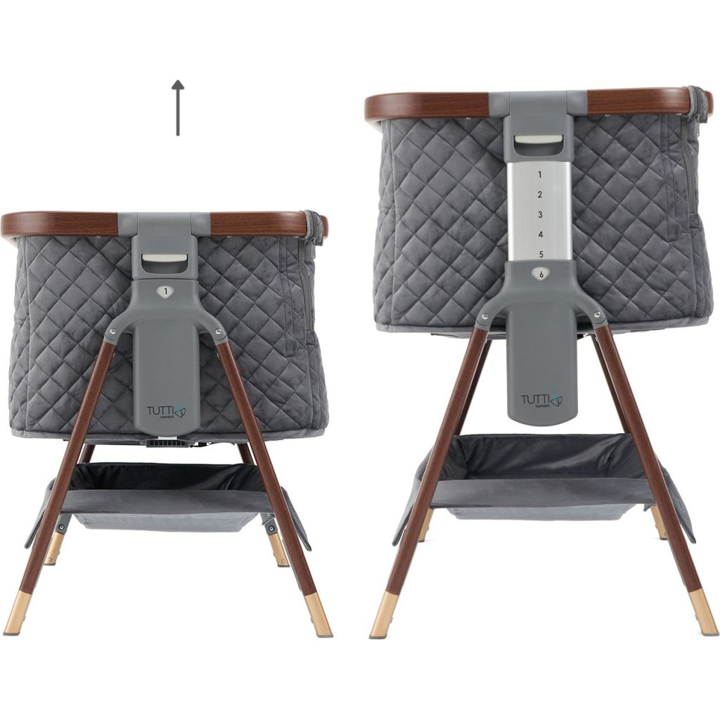 Ліжечко Tutti Bambini CoZee Luxe gray (211208/6581) - зображення 4