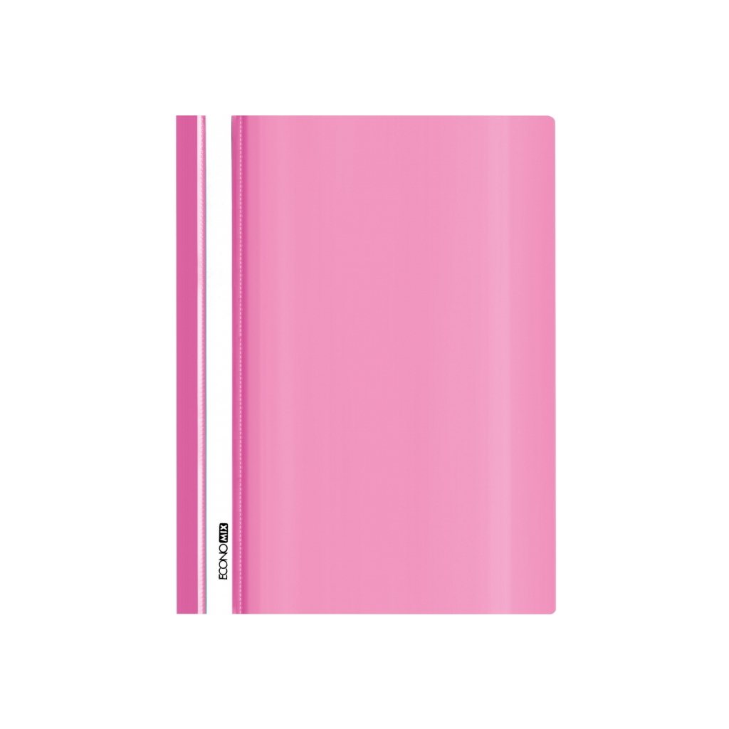 Папка-швидкозшивач Economix А4 без перфорації, фактура "глянець", рожева (E31511-09) - зображення 1
