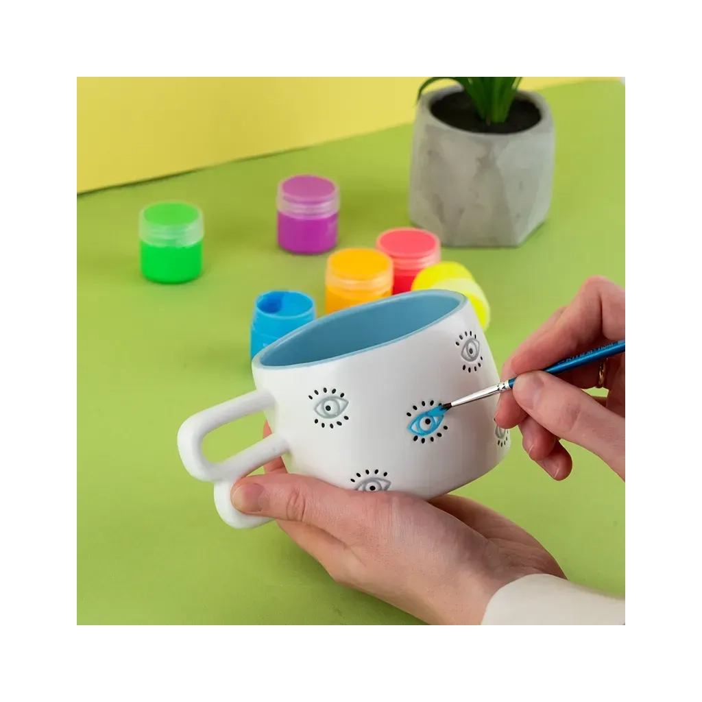 Акрилові фарби Kite Creative 6 неонових кольорів, 20 мл (K-274) - изображение 5