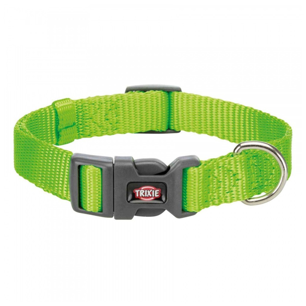 Нашийник для тварин Trixie Premium нейлон L–XL 40–65 см/25 мм яскраво-зелений (4053032020658) - зображення 1