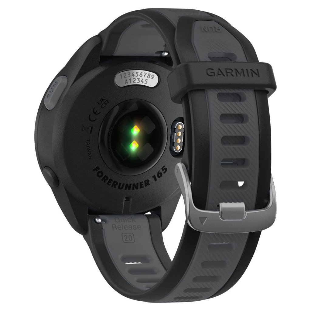 Смарт-годинник Garmin Forerunner 165 Music, Black/Slate Grey, GPS (010-02863-30/010-02863-B0) - зображення 6