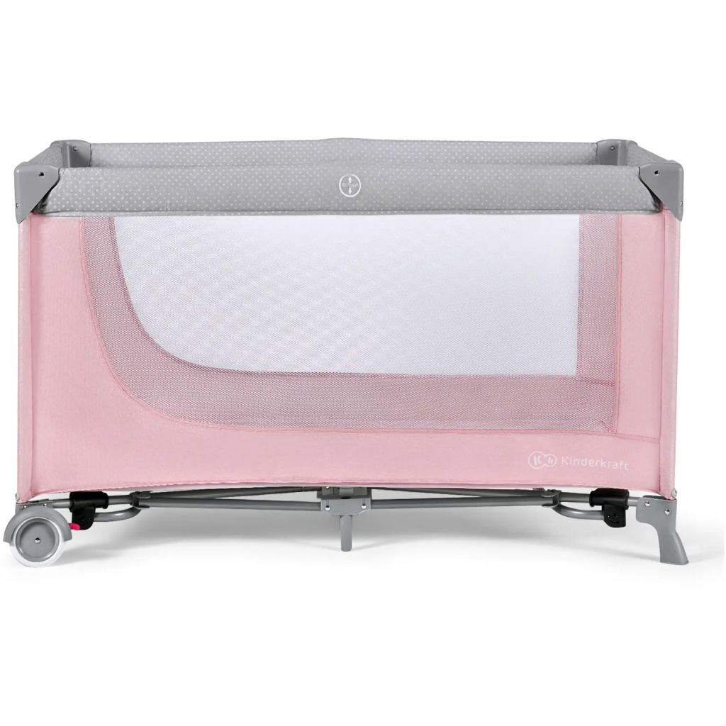 Ліжечко Kinderkraft манеж Leody Pink (5902533917983) - зображення 3