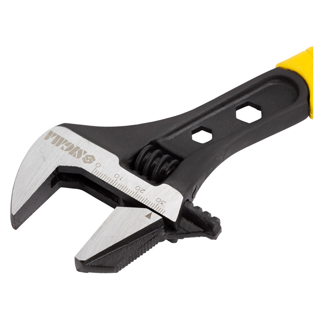 Ключ Sigma розвідний з переставною губкою 250мм, 0-35мм CrV (TPR) (4100931) - зображення 7