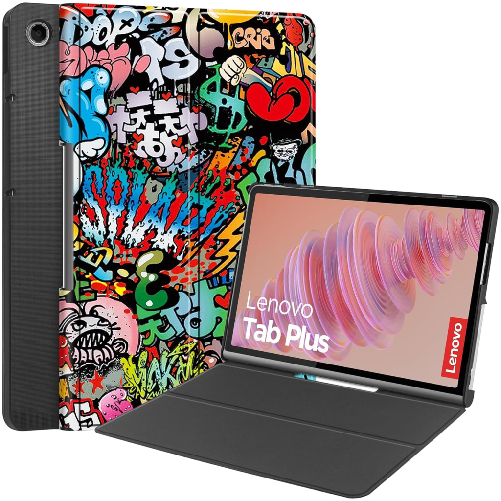 Чохол до планшета BeCover Smart Case Lenovo Tab Plus 11.5" Graffiti (711845) - зображення 1