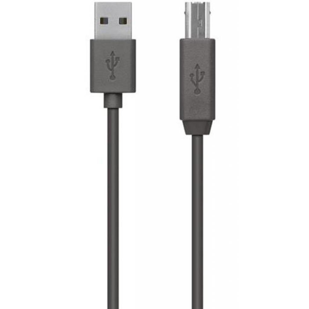 Кабель для принтера USB 2.0 AM/BM 3.0m Belkin (F3U154bt3M) - зображення 1