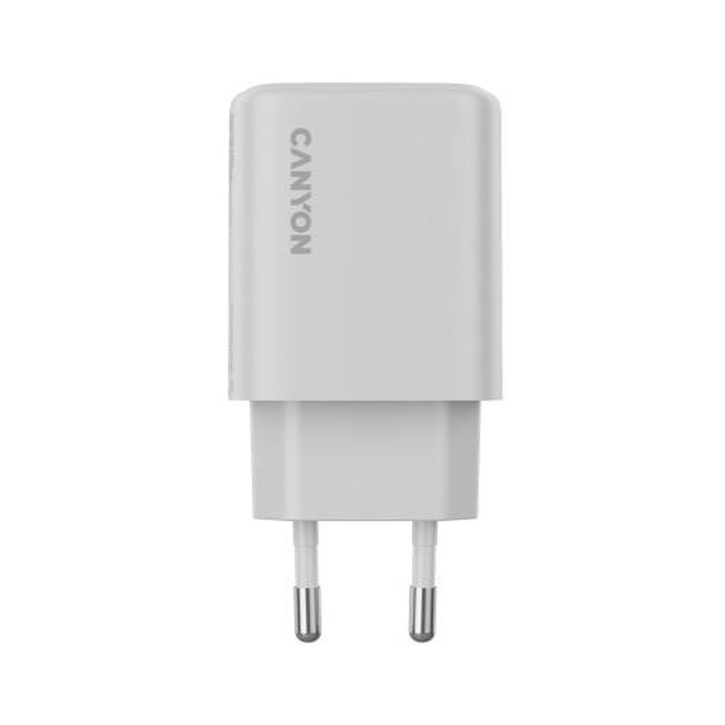 Зарядний пристрій Canyon OnCharge 250 25W 1xPD 1xQC EU White (CNE-CHA250-21) - зображення 2