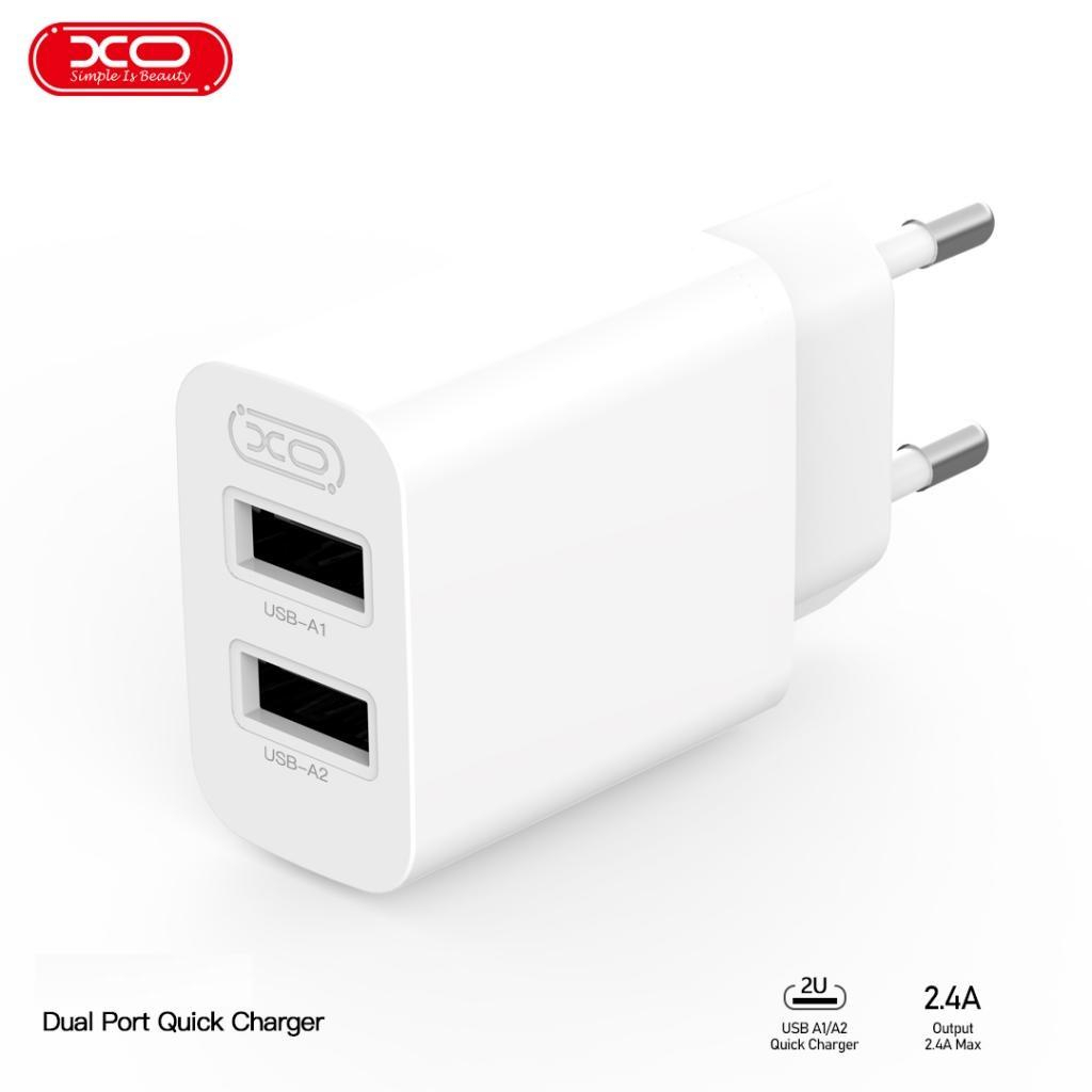 Зарядний пристрій XO 2xUSB QC3.0 (XO-QC09) - зображення 1