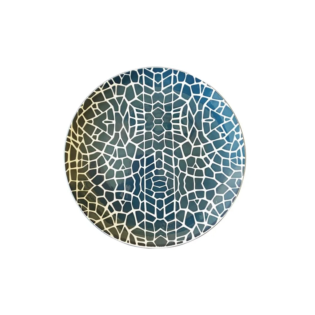 Тарілка Vittora Dinner "Бірюзове листя" 26 см (VT-P-1260Т) - зображення 1