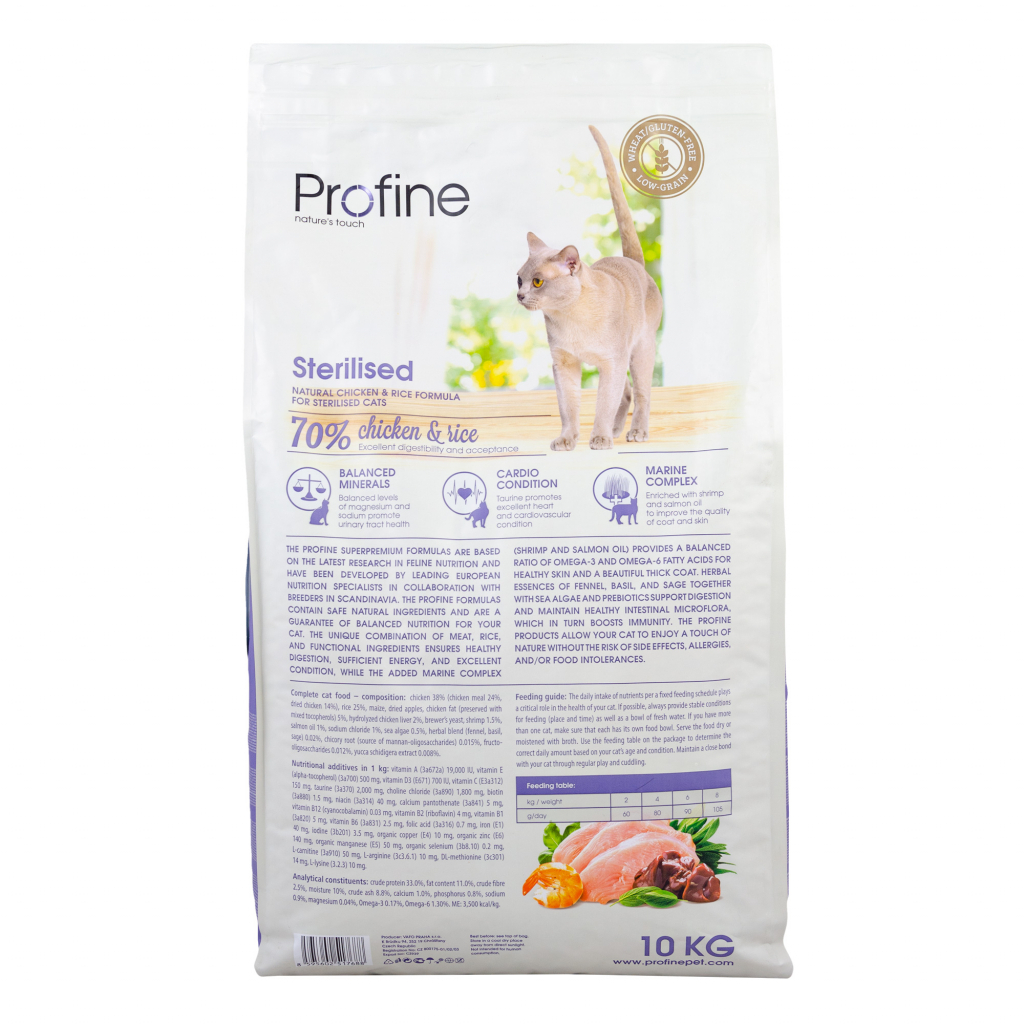 Сухий корм для кішок Profine Cat Sterilised з куркою і рисом 10 кг (8595602517688) - зображення 3