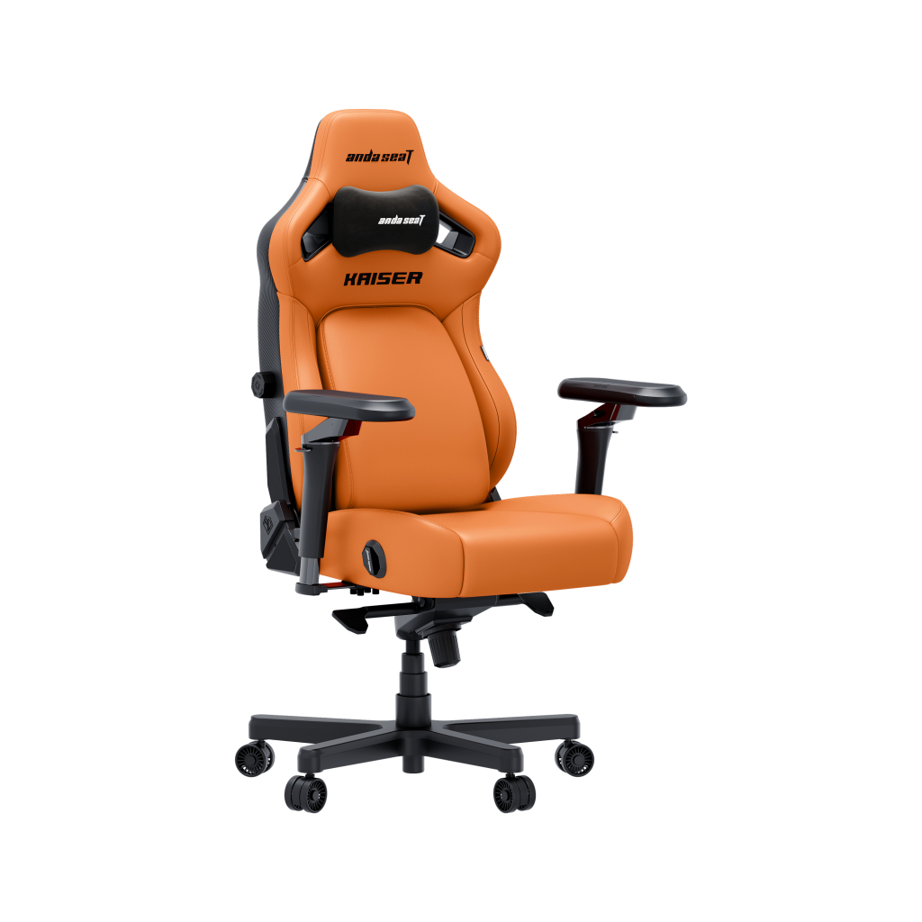 Крісло ігрове Anda Seat Kaiser 4 V2 PVC Size XL Orange (AD12YDDC-XLL-20-O-PV/C-03) - зображення 2