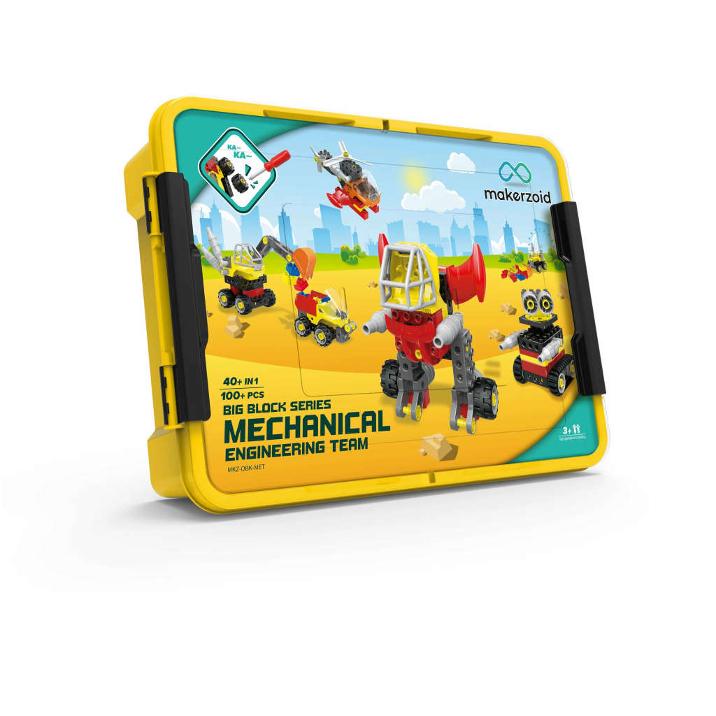 Конструктор Makerzoid Big Building Blocks-Mechanical Engineering Team (MKZ-OBK-MET) - зображення 2