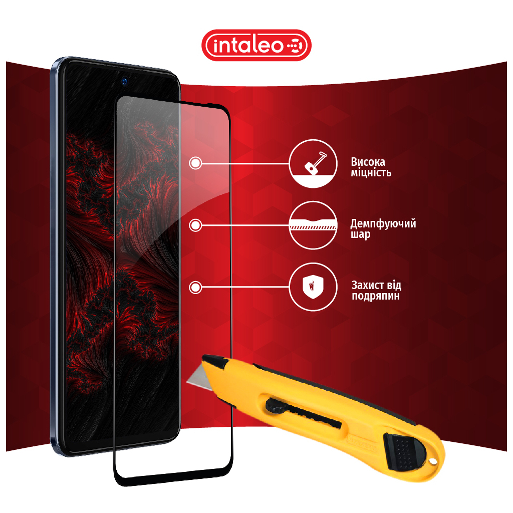 Скло захисне Intaleo Full Glue Tecno Camon 18 Premier (1283126529207) - зображення 5