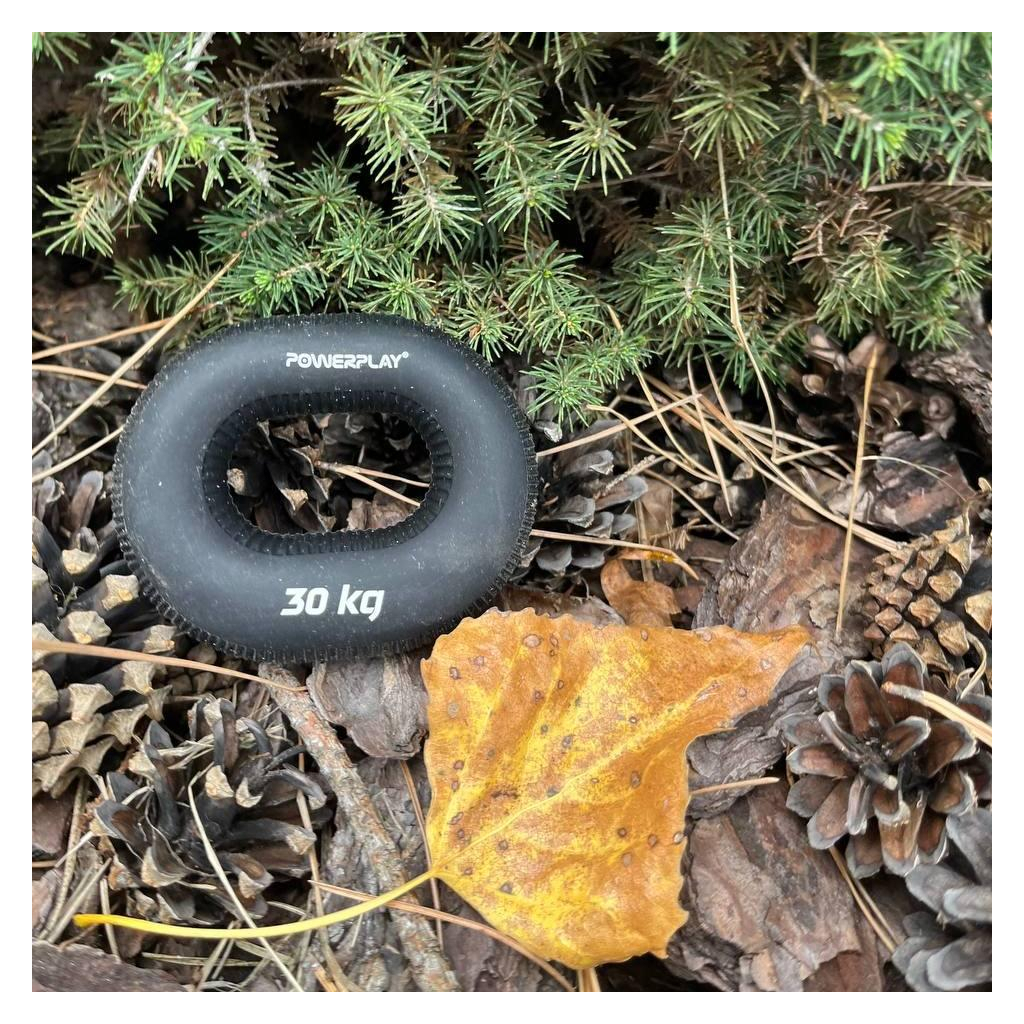 Еспандер PowerPlay PP-4336 Hand Grip Hard 30 кг Чорний (PP_4336_Black_30kg) - зображення 5