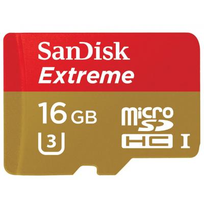 Карта пам'яті SanDisk 16GB microSDHC Class 10 UHS-I U3 (SDSQXNE-016G-GN6MA) - зображення 1