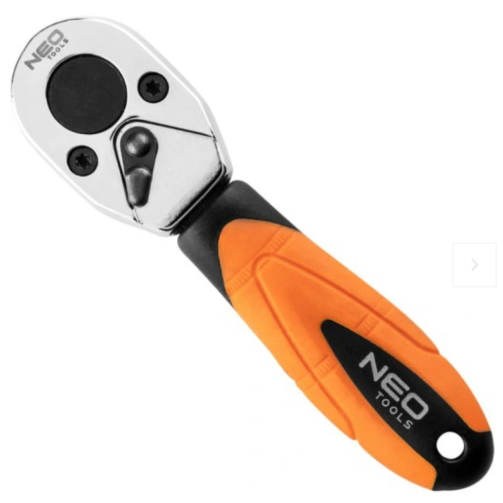 Тріскачка Neo Tools 1/4", 105 мм, CrV, 48 зубців (08-512) - зображення 2