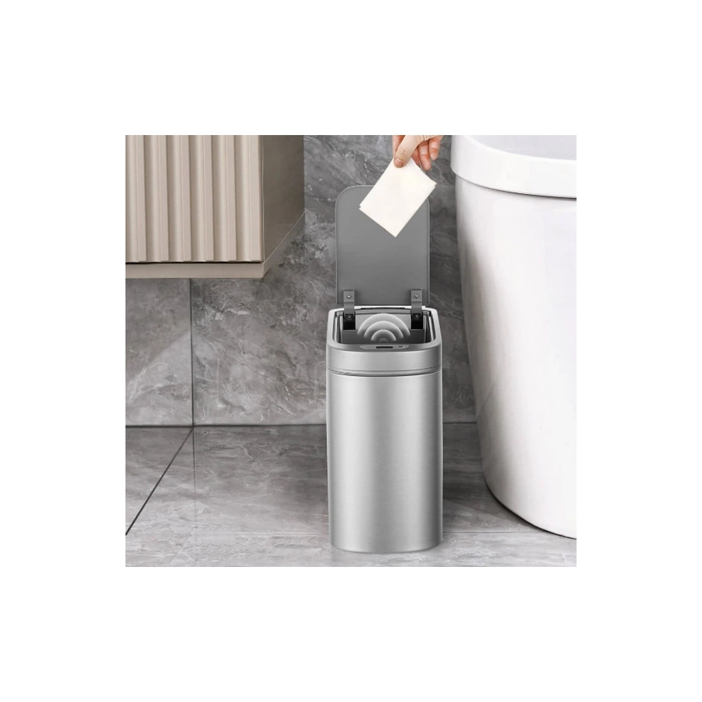 Контейнер для сміття Xiaomi Ninestars Space Silver (DZT-7-2) - зображення 8