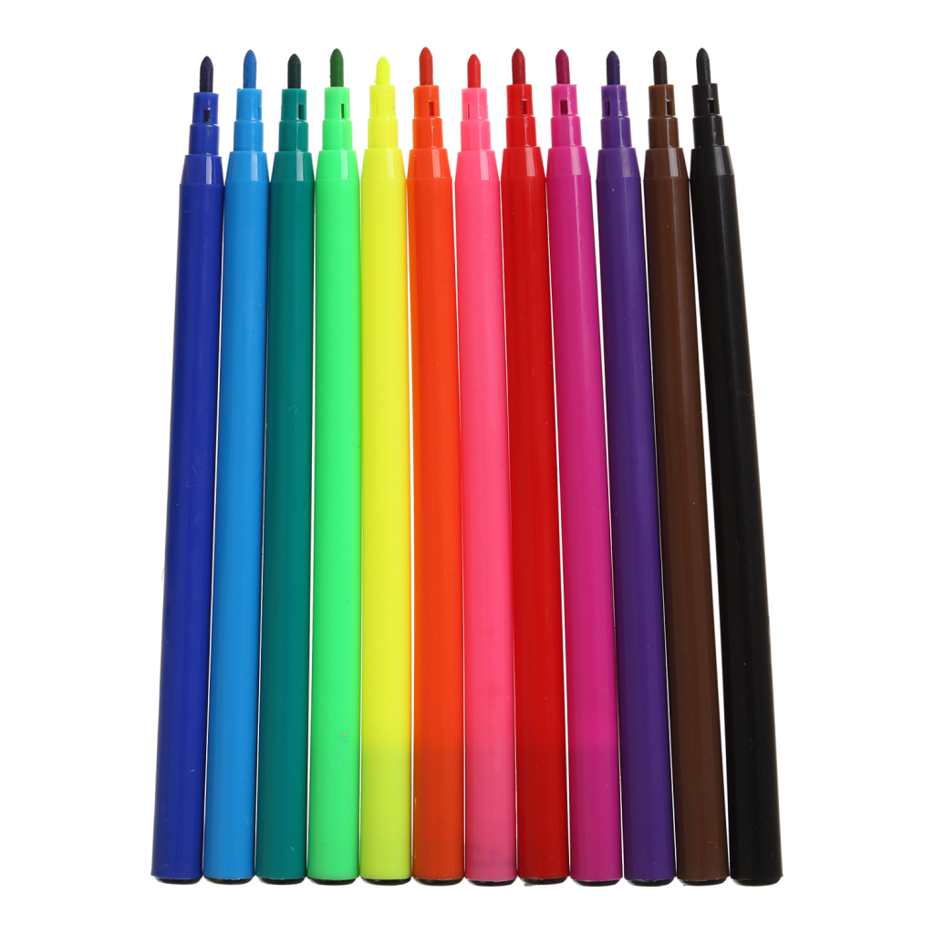 Фломастери ZiBi SMART Line Машинка 12 кольорів (ZB.2811) - изображение 2