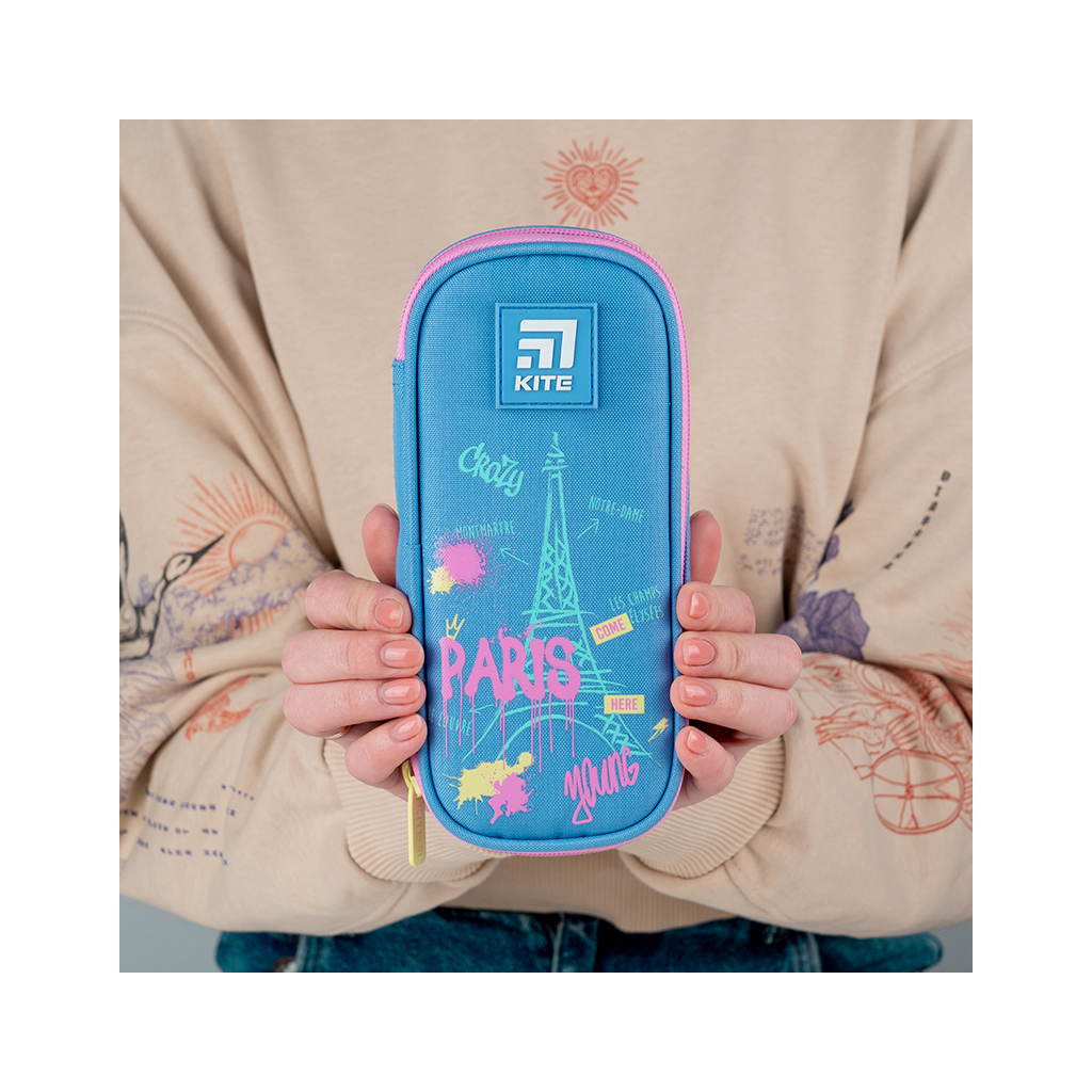 Пенал Kite Paris Блакитний (K24-662-1) - зображення 6