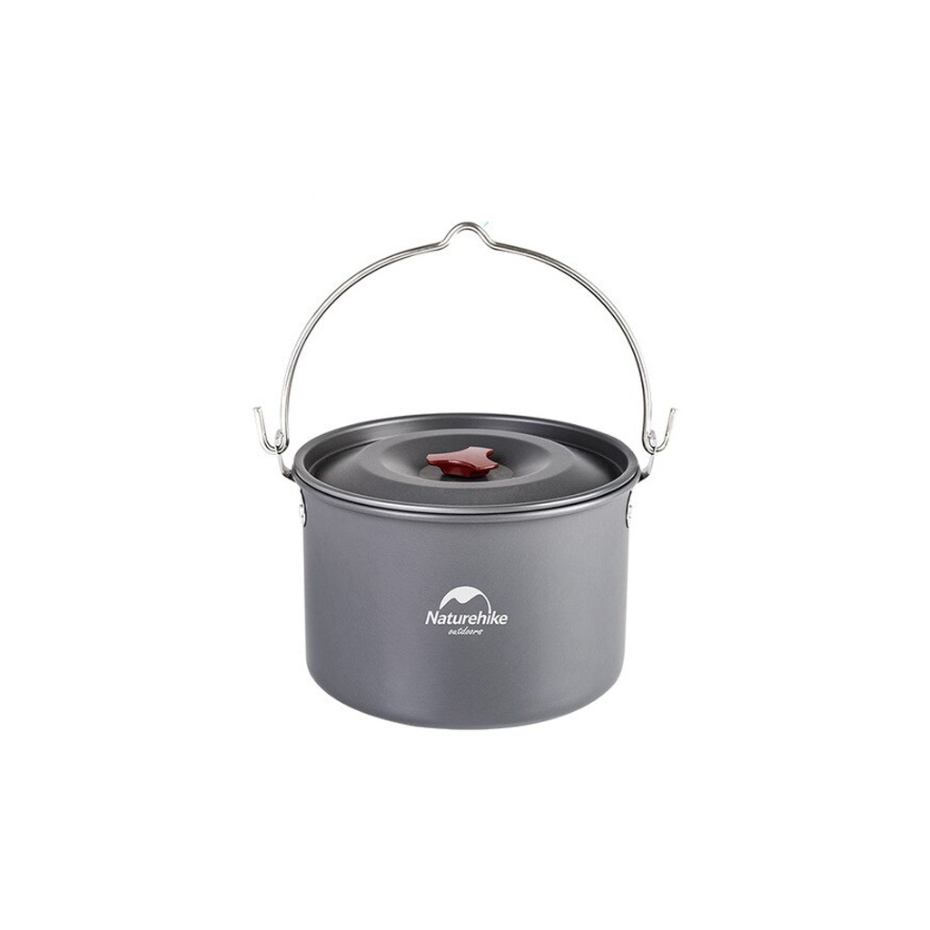 Котел туристичний Naturehike Camping NH20CJ009 6 л Grey (6927595761748) - зображення 3