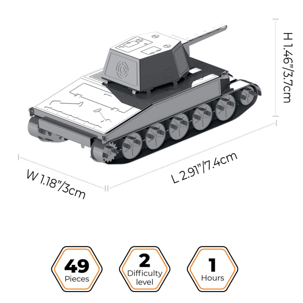 Конструктор Metal Time колекційна модель T67 (MT066) - зображення 2