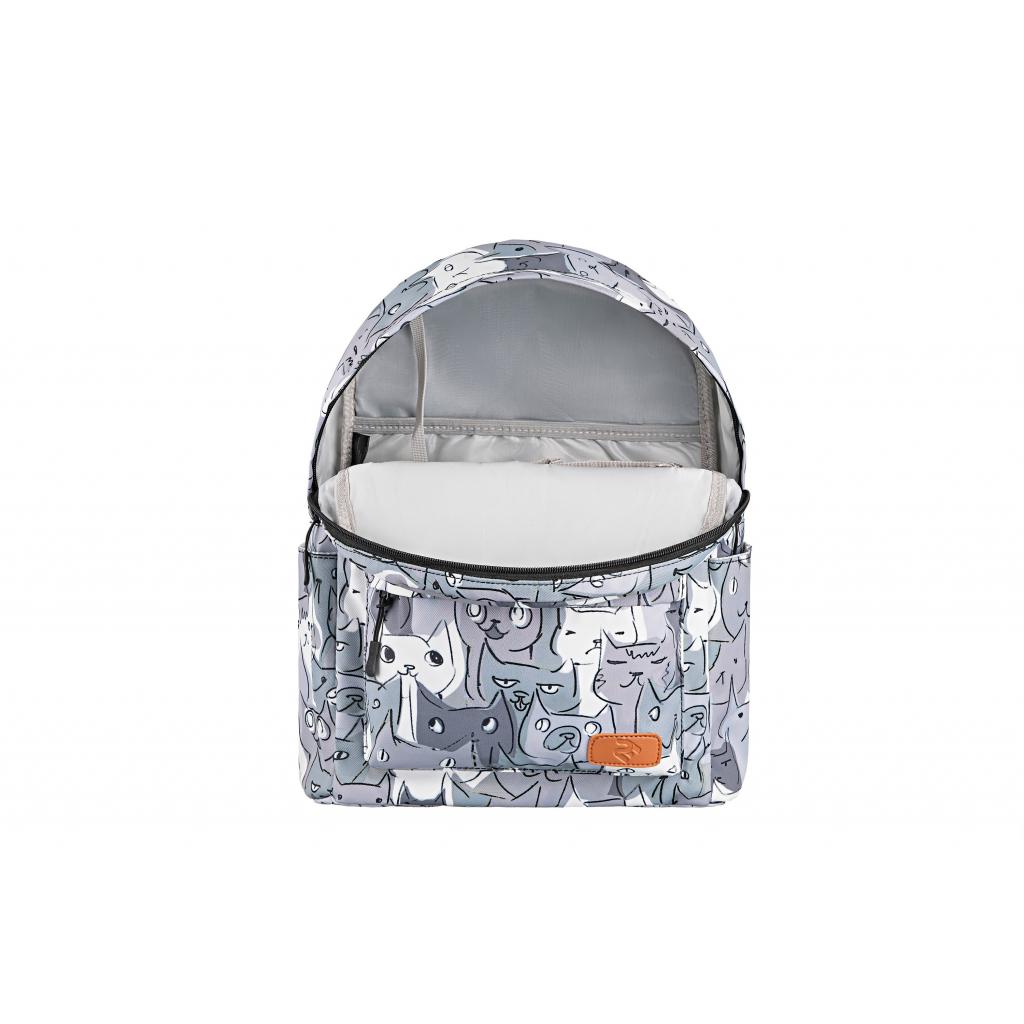 Рюкзак для ноутбука 2E 13" TeensPack Cats, grey (2E-BPT6114GC) - зображення 6