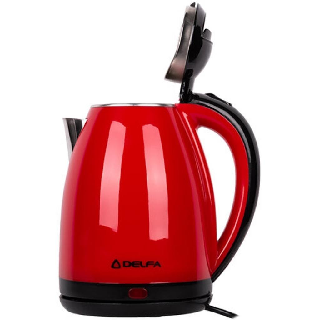 Електрочайник Delfa DK 3500 Х red (DK3500Хred) - зображення 2