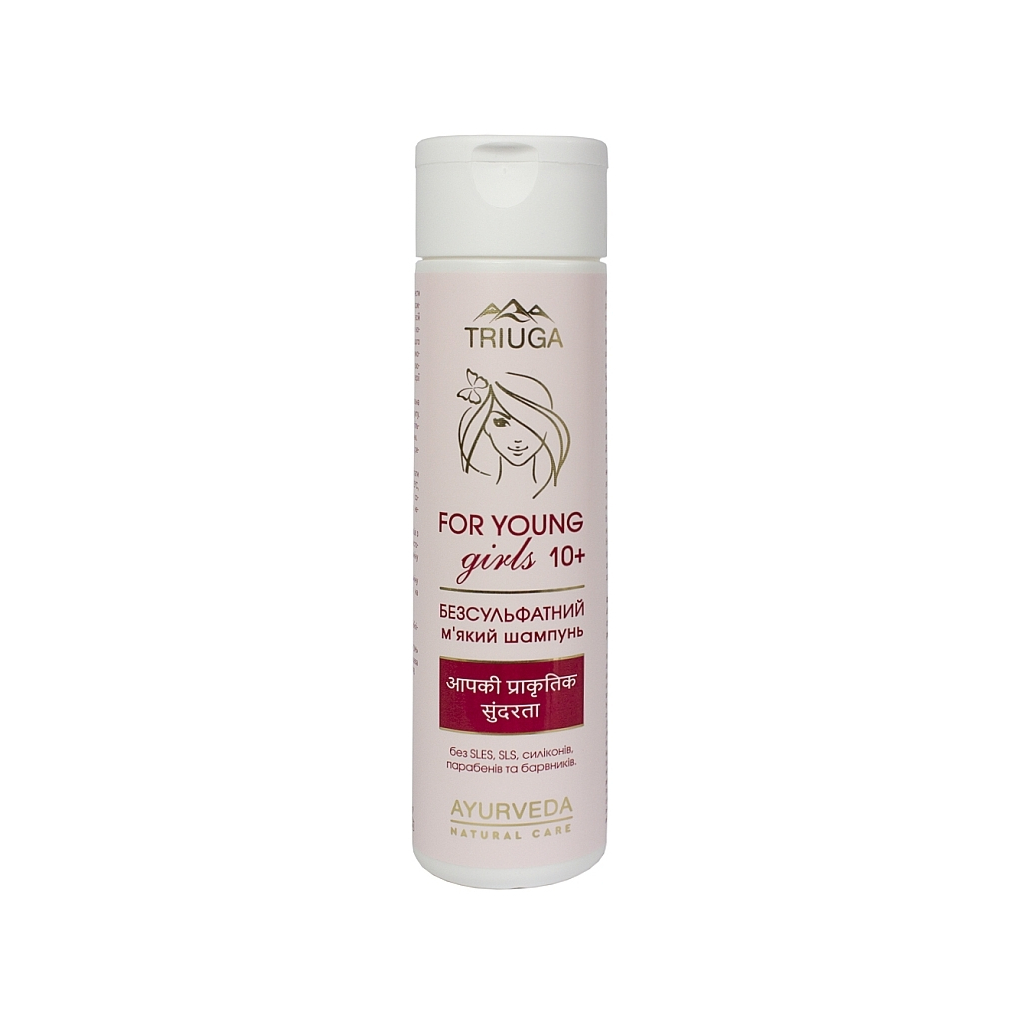 Шампунь Triuga Ayurveda For Young Girls Безсульфатний, м'який 250 мл (4820164641910) - зображення 1