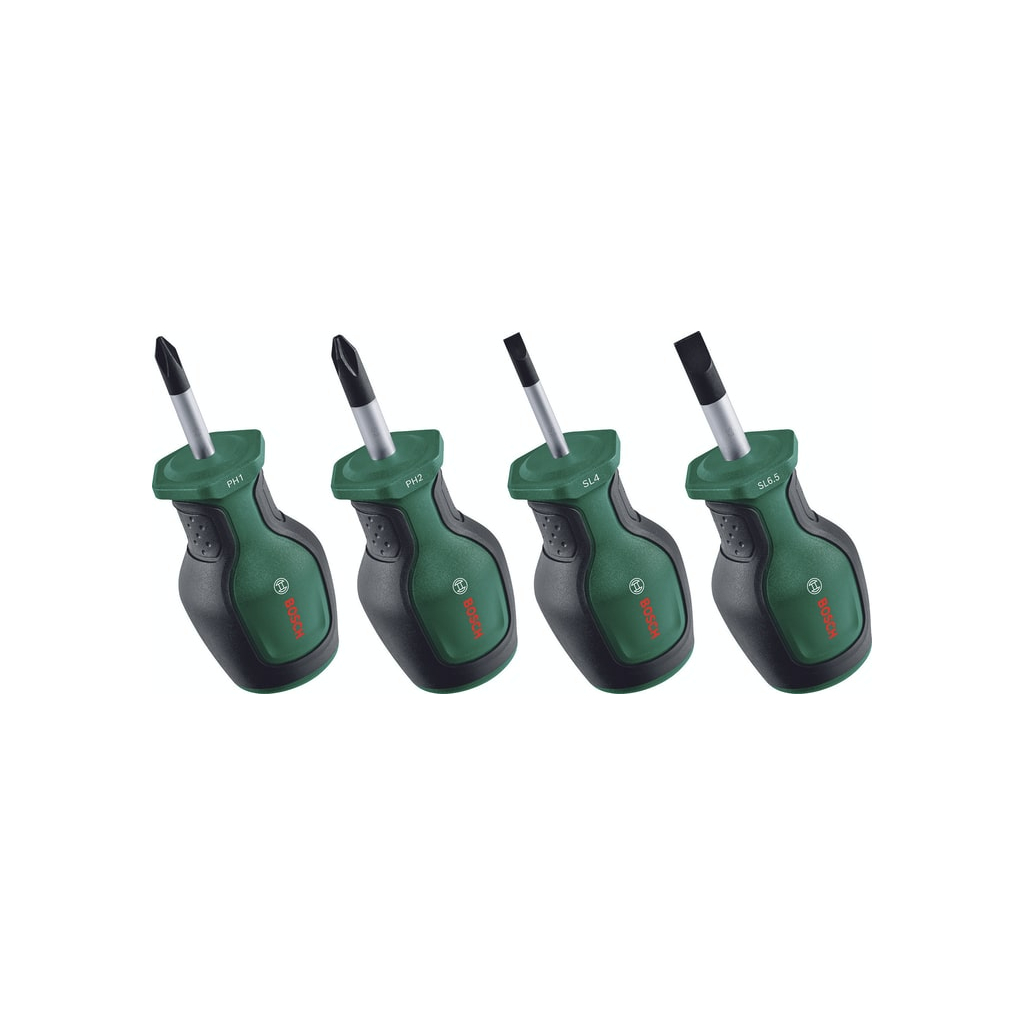 Набір викруток Bosch 4шт, SL, PH, сталь CrV (1.600.A03.2UJ) - зображення 1