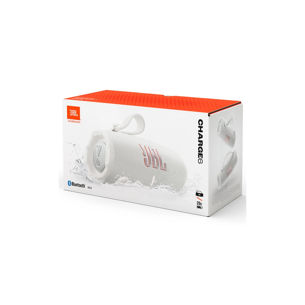 Акустична система JBL Charge 6 White (JBLCHARGE6WHT) - зображення 8