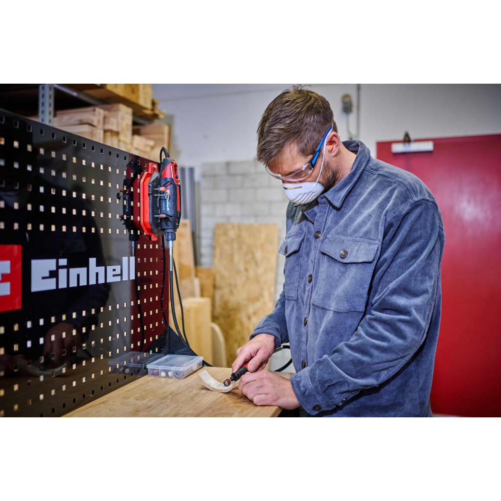 Гравер Einhell TC-MT 150E 150Вт, гнучкий вал, набір насадок (4419380) - изображение 8