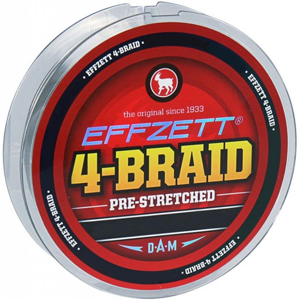 Шнур DAM Effzett 4-BRAID 125м 0,25мм 11,3кг/25Lb (moss green) (52682) - зображення 1