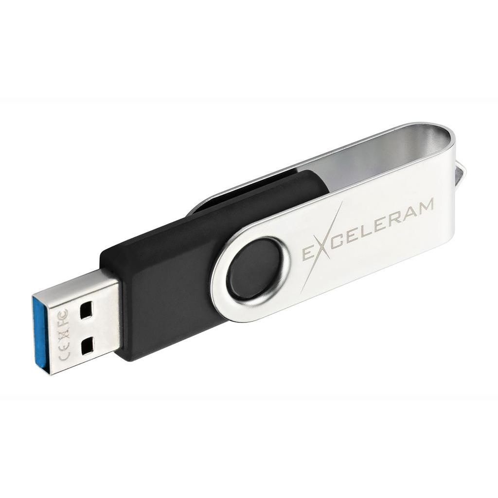 USB флеш накопичувач eXceleram 128GB P1 Series Silver/Black USB 3.1 Gen 1 (EXP1U3SIB128) - зображення 5