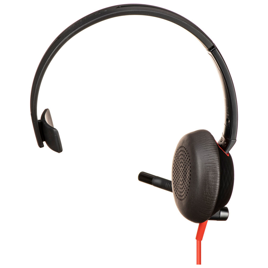 Навушники Poly BlackWire 5210 USB-A HS Mono Black (80R98AA) - зображення 3